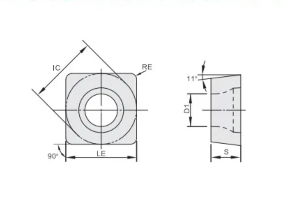 Drilling Insert-Sp/Wc